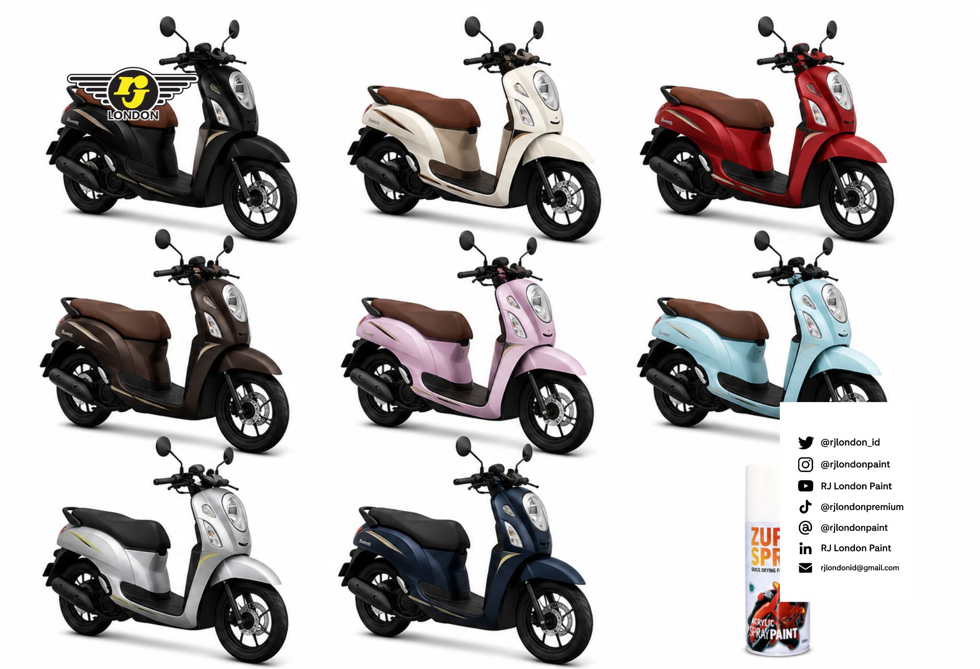 Macam-Macam Warna Motor Fino: Panduan Lengkap dan Referensi Repaint